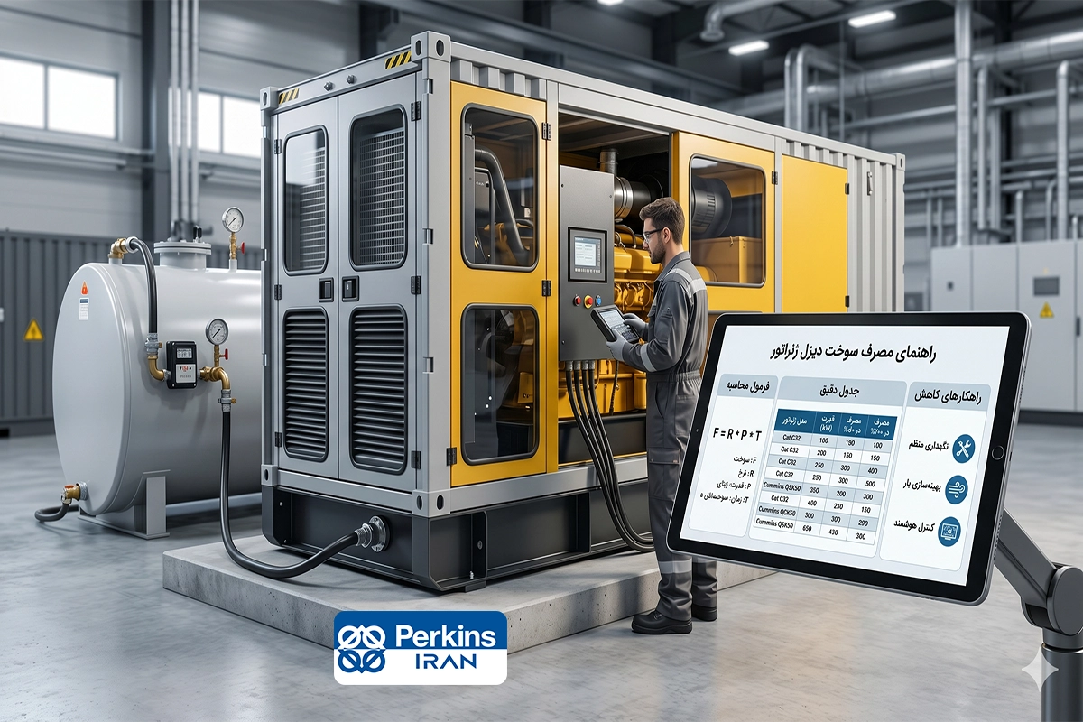 راهنمای جامع و جدول مصرف سوخت دیزل ژنراتور